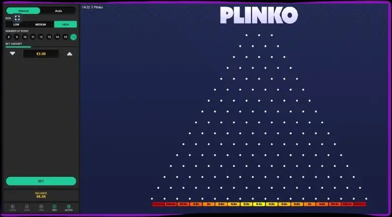 Opzioni di scommessa Plinko. Opzioni di scommessa Plinko.